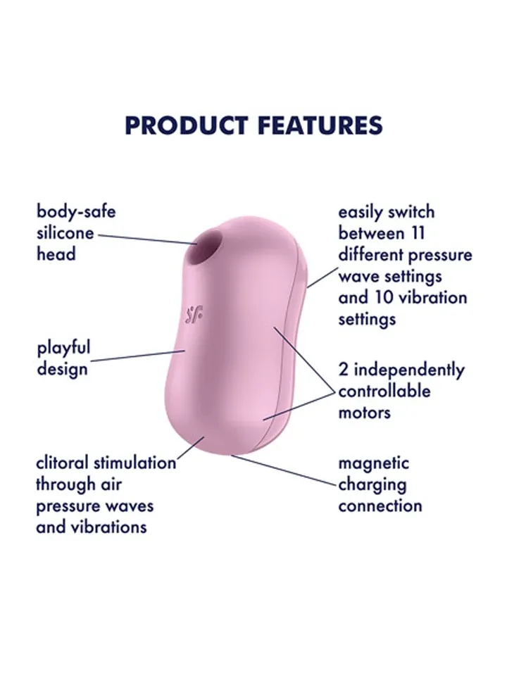 Bild 2 för Satisfyer Cotton Candy Airpulse Stimulator