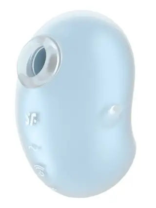 Produktfoto för Satisfyer: Cutie Ghost, Double Air Pulse Vibrator, blå