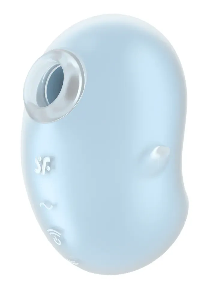 Bild 1 för Satisfyer: Cutie Ghost, Double Air Pulse Vibrator, blå