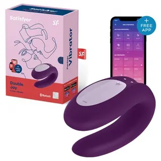 Produktfoto för Satisfyer Double Joy Violet
