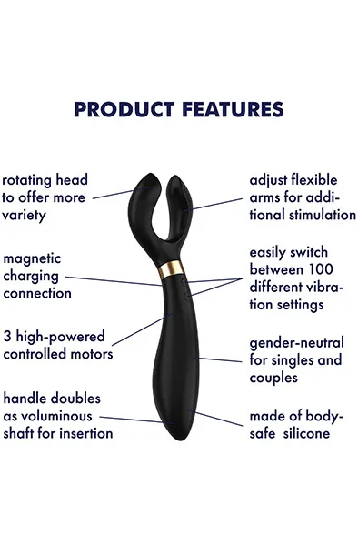 Bild 2 för Satisfyer Endless Fun Black