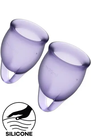Produktfoto för Satisfyer Feel Confident Menstrual Cup Lila