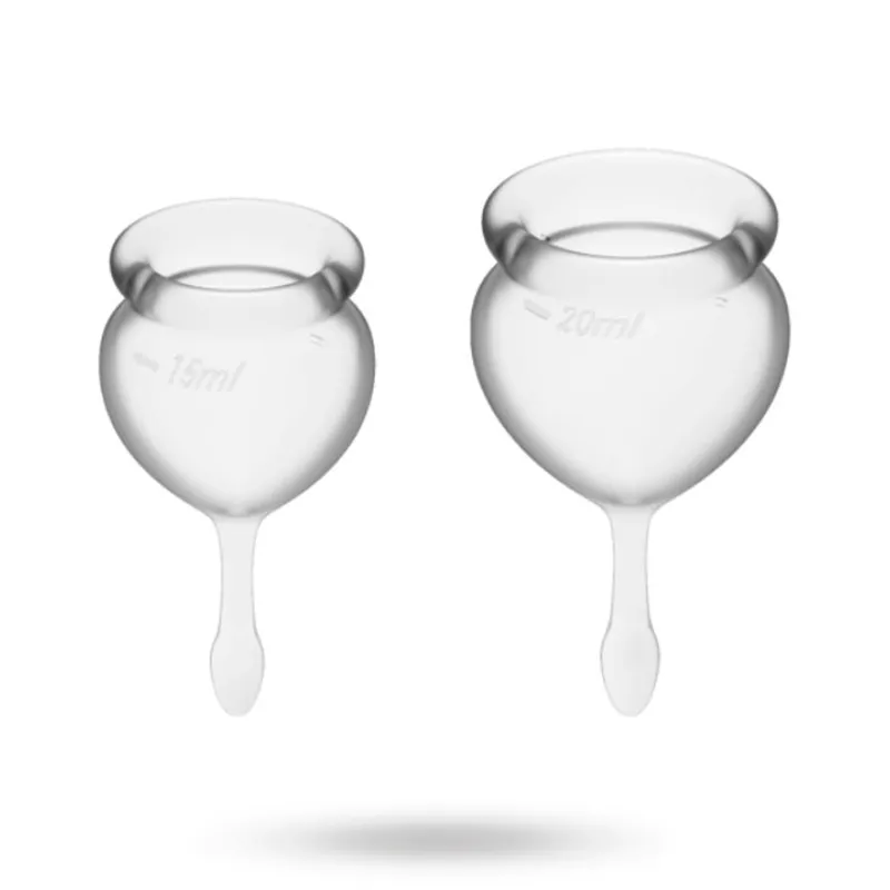 Alternativ bild 0 för Satisfyer Feel Good menskopp Clear
