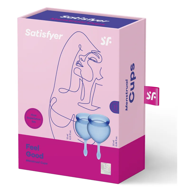 Bild 2 för Satisfyer Feel Good menskopp Mörkblå