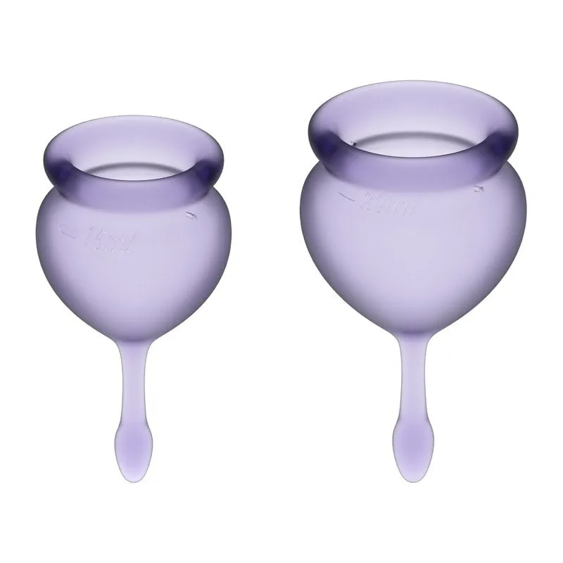 Bild 1 för Satisfyer Feel Good Menstrual Cup Lila