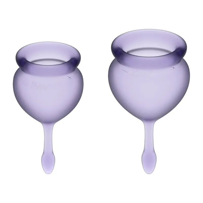 Bild 2 för Satisfyer Feel Good Menstrual Cup Lila