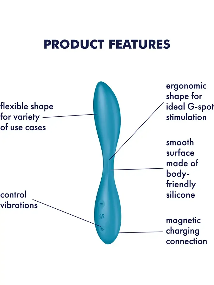 Bild 2 för Satisfyer G-Spot Flex 1 Petrol G-punktsvibrator