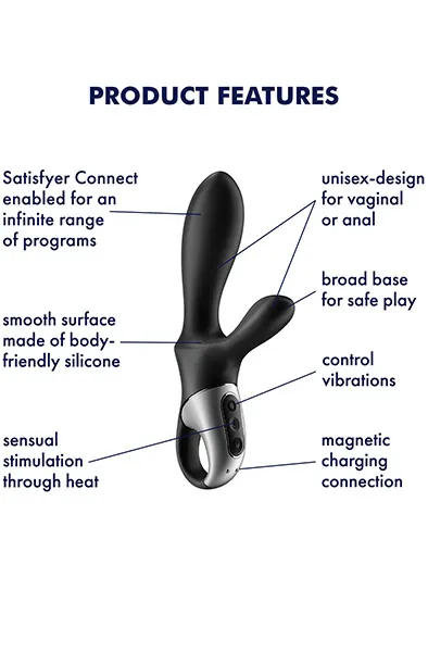 Bild 2 för Satisfyer Heat Climax + Appstyrd Prostatavibrator