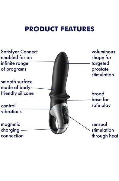 Bild 2 för Satisfyer Hot Passion Appstyrd Prostatavibrator