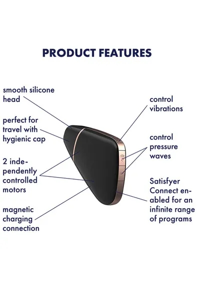 Bild 2 för Satisfyer Love Triangle Black