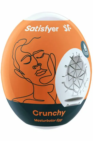 Bild 1 för Satisfyer Masturbator Egg Single Crunchy