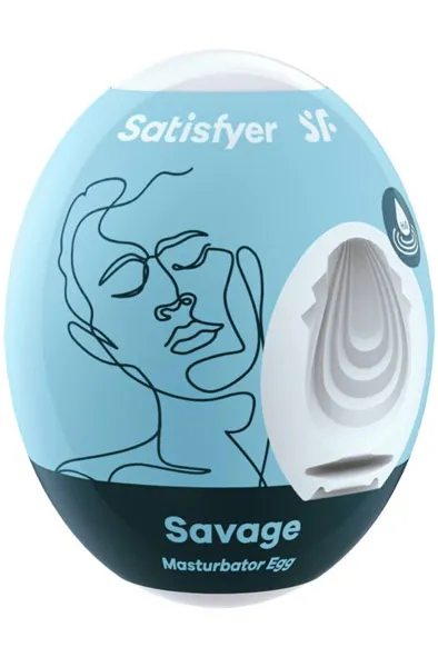 Bild 1 för Satisfyer Masturbator Egg Single Savage Onaniägg