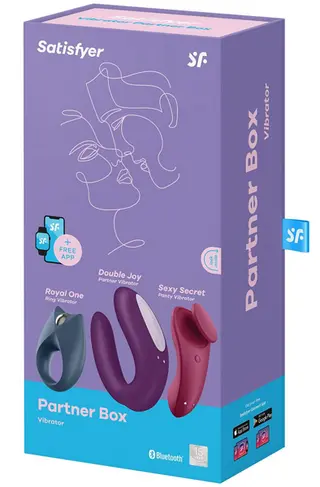 Produktfoto för Satisfyer Partner Box 3 Paket för par