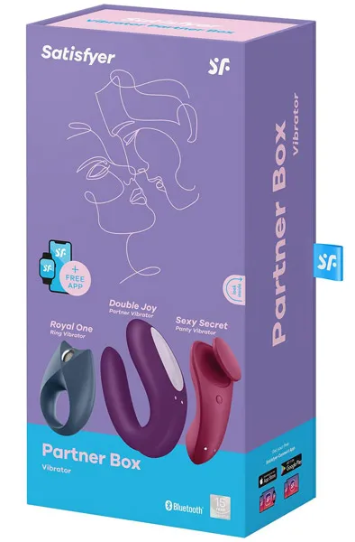 Bild 1 för Satisfyer Partner Box 3 Paket för par
