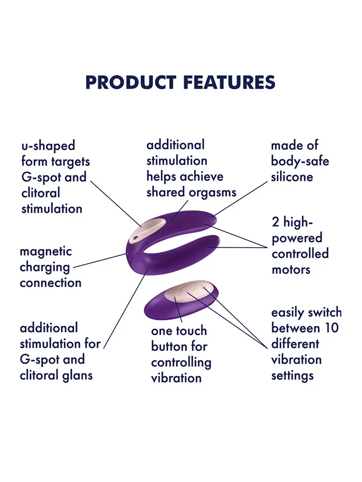 Bild 2 för Satisfyer Partner Plus With Remote
