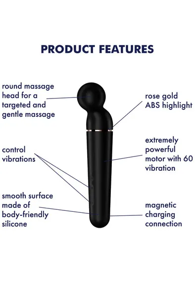 Bild 2 för Satisfyer: Planet Wand-er, Wand Vibrator, svart
