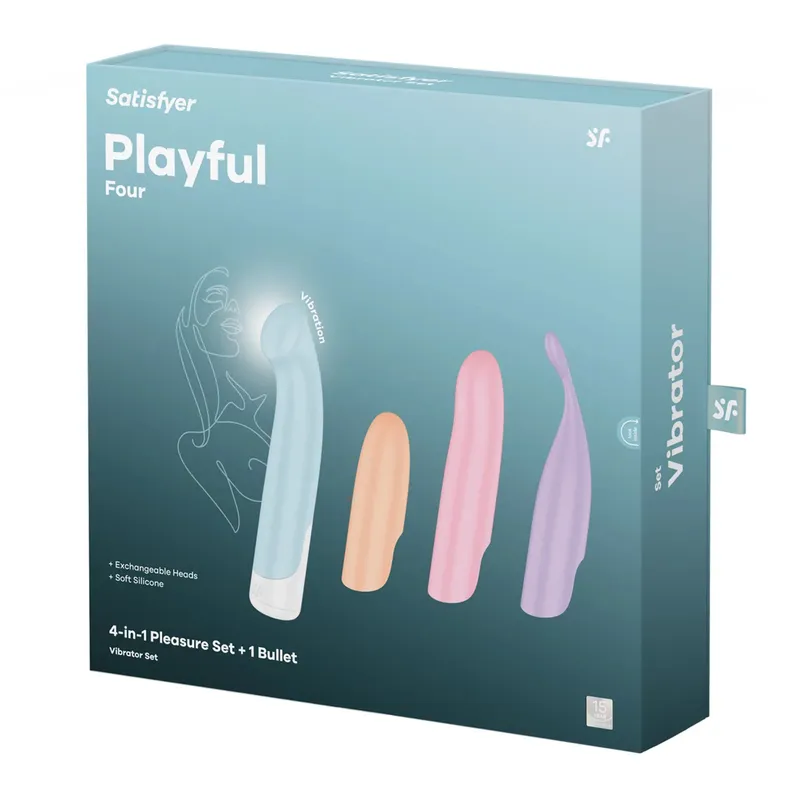 Bild 2 för Satisfyer: Playful Four, Pleasure Set + Bullet