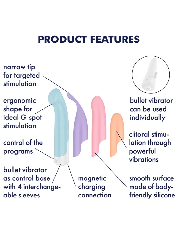 Bild 2 för Satisfyer: Playful Four, Pleasure Set + Bullet