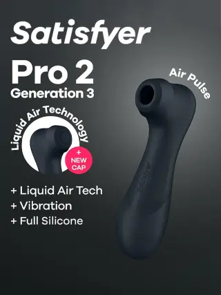 Produktfoto för Satisfyer Pro 2 Generation 3 Black