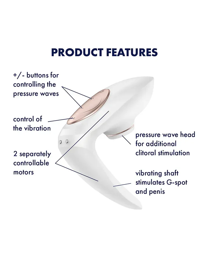 Bild 2 för Satisfyer Pro 4 Couples Parvibrator
