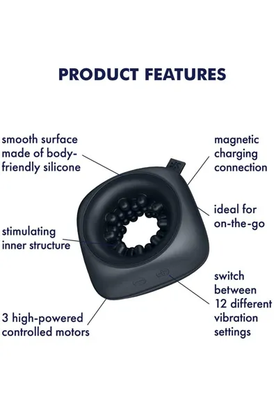 Bild 2 för Satisfyer Ring Stroker Vibrating Masturbator