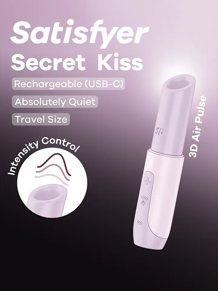 Bild 1 för Satisfyer: Secret Kiss, Air Pulse Vibrator