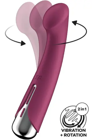 Produktfoto för Satisfyer: Spinning G-Spot 1, Rotating Vibrator, röd