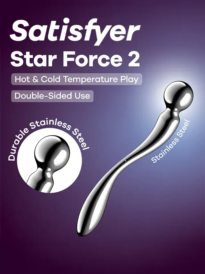 Bild 1 för Satisfyer: Star Force 2, Steel Dildo