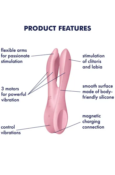 Bild 2 för SATISFYER Threesome 1 - ROSA