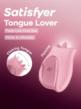 Produktfoto för Satisfyer Tongue Lover Flicking Clitoral Stimulator