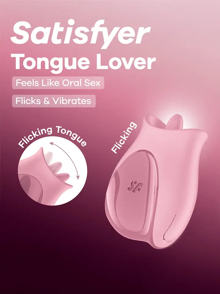Bild 1 för Satisfyer Tongue Lover Flicking Clitoral Stimulator
