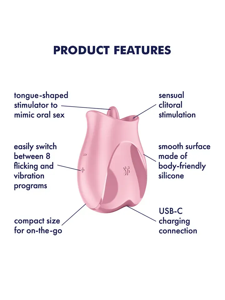 Bild 2 för Satisfyer Tongue Lover Flicking Clitoral Stimulator