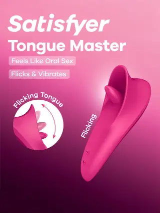 Produktfoto för Satisfyer Tongue Master Flicking Clitoral Stimulator