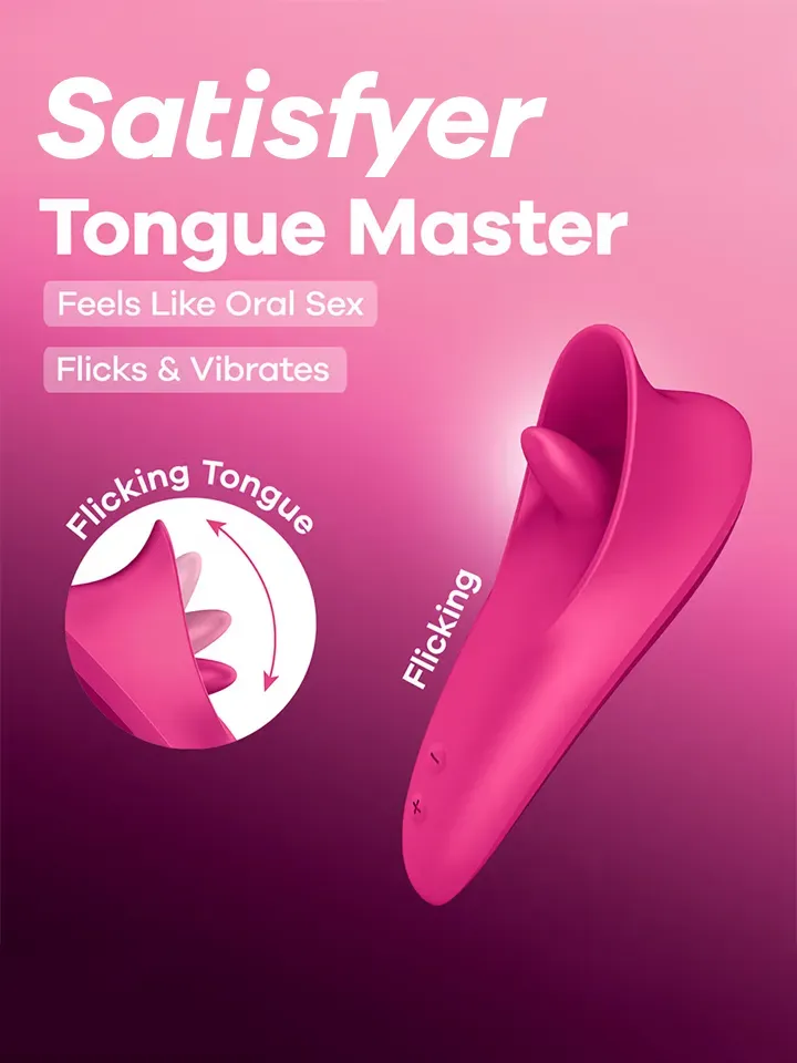 Bild 1 för Satisfyer Tongue Master Flicking Clitoral Stimulator