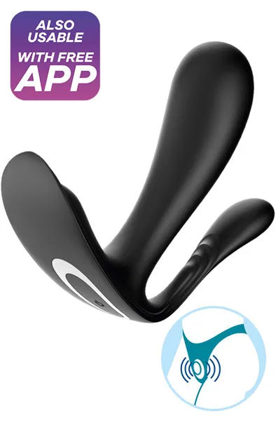 Bild 1 för Satisfyer Top Secret Plus - svart