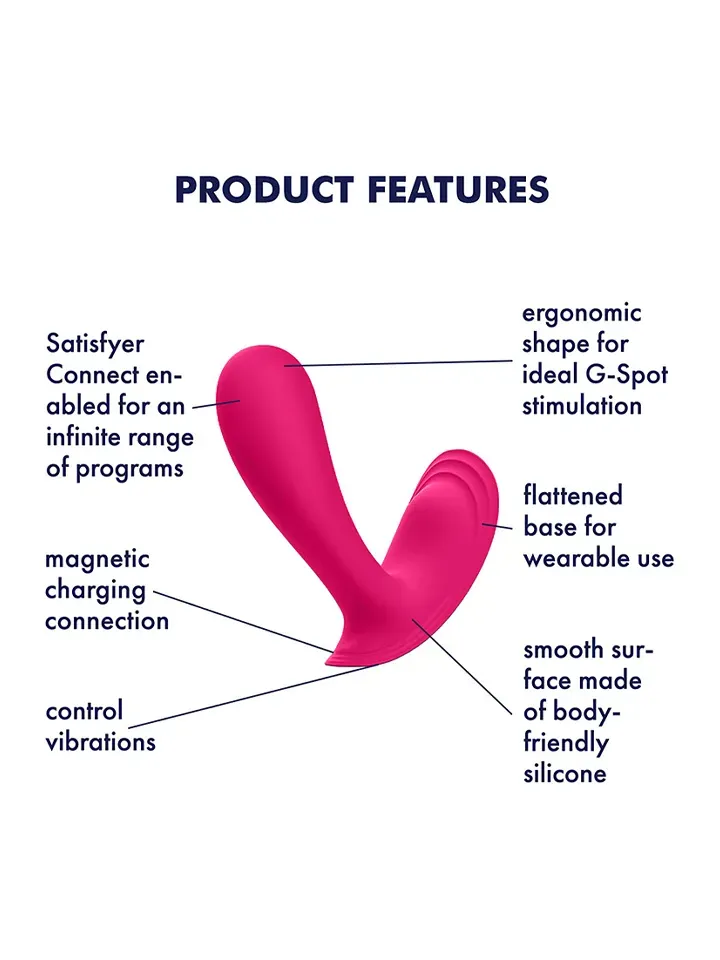 Bild 2 för Satisfyer Top Secret - rosa