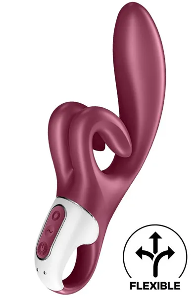 Bild 1 för SATISFYER TOUCH ME RABBITVIBRATOR - RÖD