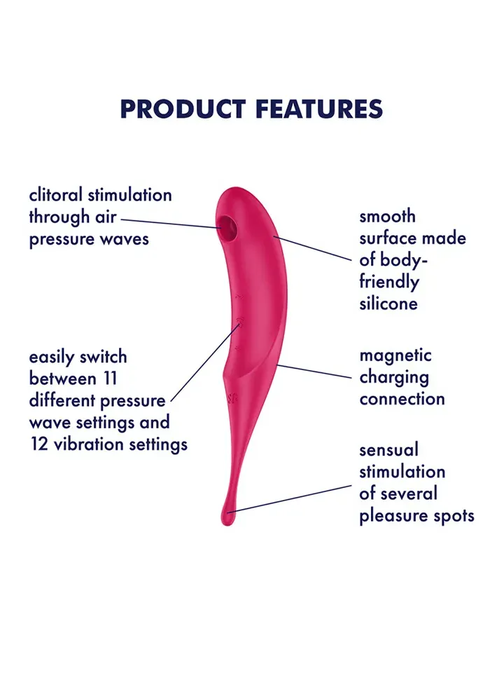 Bild 2 för Satisfyer: Twirling Pro, Hybrid Air Pulse Vibrator