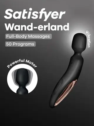Produktfoto för Satisfyer Wand-Erland Svart