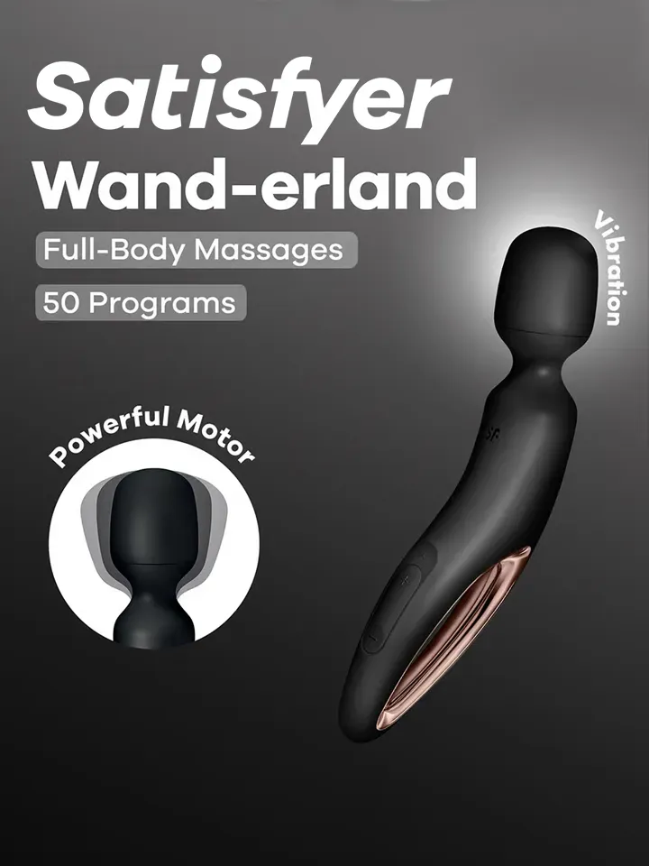 Bild 1 för Satisfyer Wand-Erland Svart