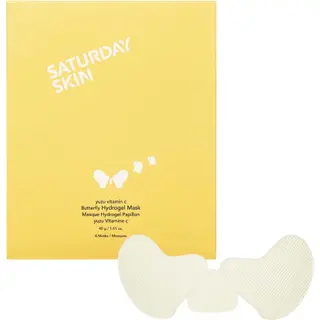 Produktfoto för SATURDAY SKIN Yuzu Vitamin C Butterfly Hydrogel Mask 4-Pack