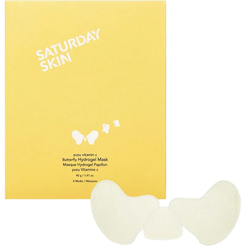 Bild 1 för SATURDAY SKIN Yuzu Vitamin C Butterfly Hydrogel Mask 4-Pack