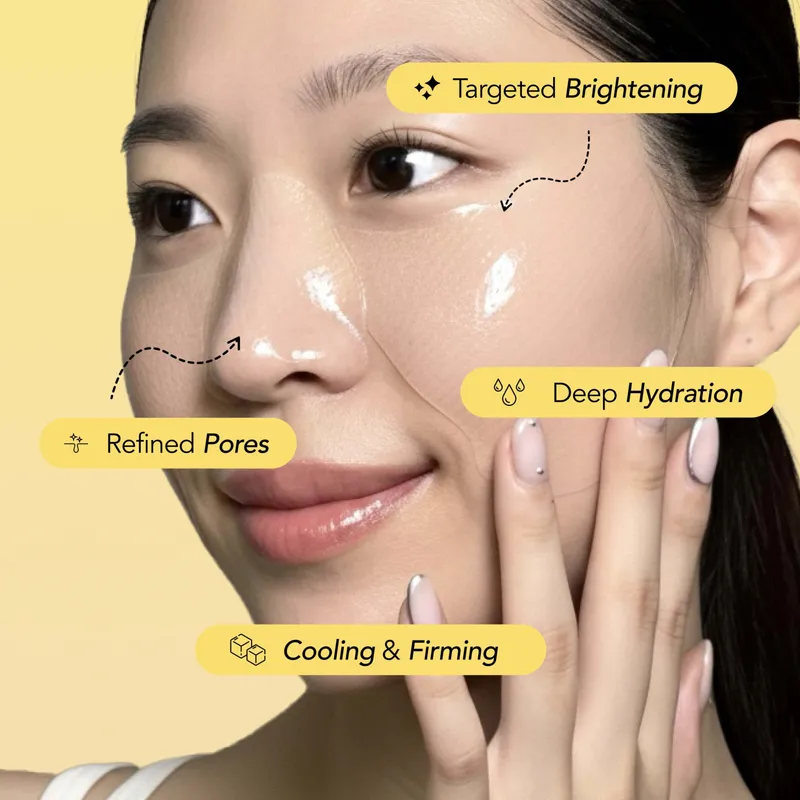Bild 2 för SATURDAY SKIN Yuzu Vitamin C Butterfly Hydrogel Mask 4-Pack
