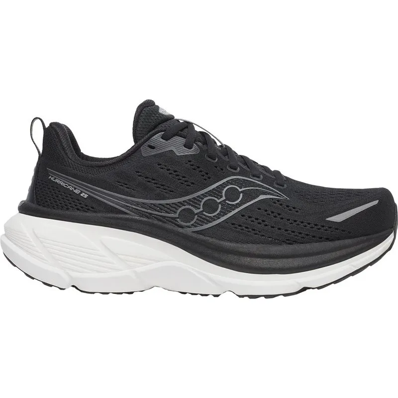Bild 1 för Saucony Hurricane 25 Wide M Löparskor Black/White, US 10