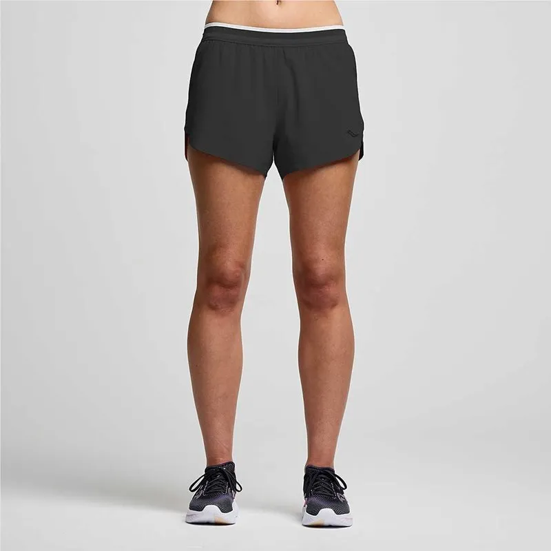 Bild 1 för Saucony Kinvara 3" Short Women Black