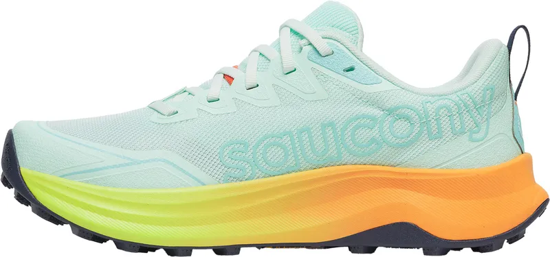 Bild 2 för Saucony Peregrine 16 W Trailskor Aqua/Citron, USL 5,5