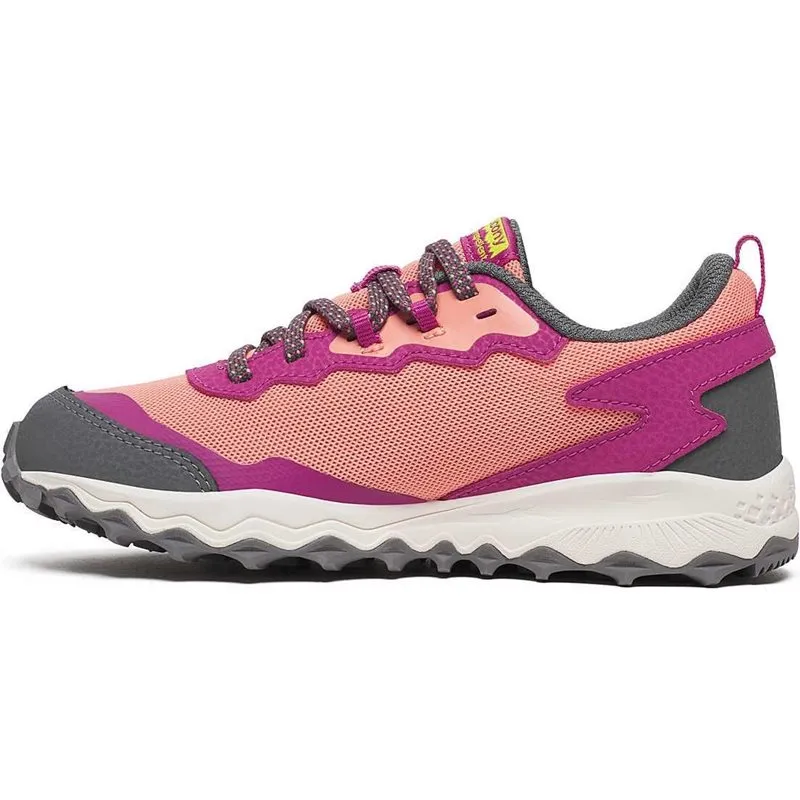 Bild 2 för Saucony Peregrine Kdz Shield Berry/Coral