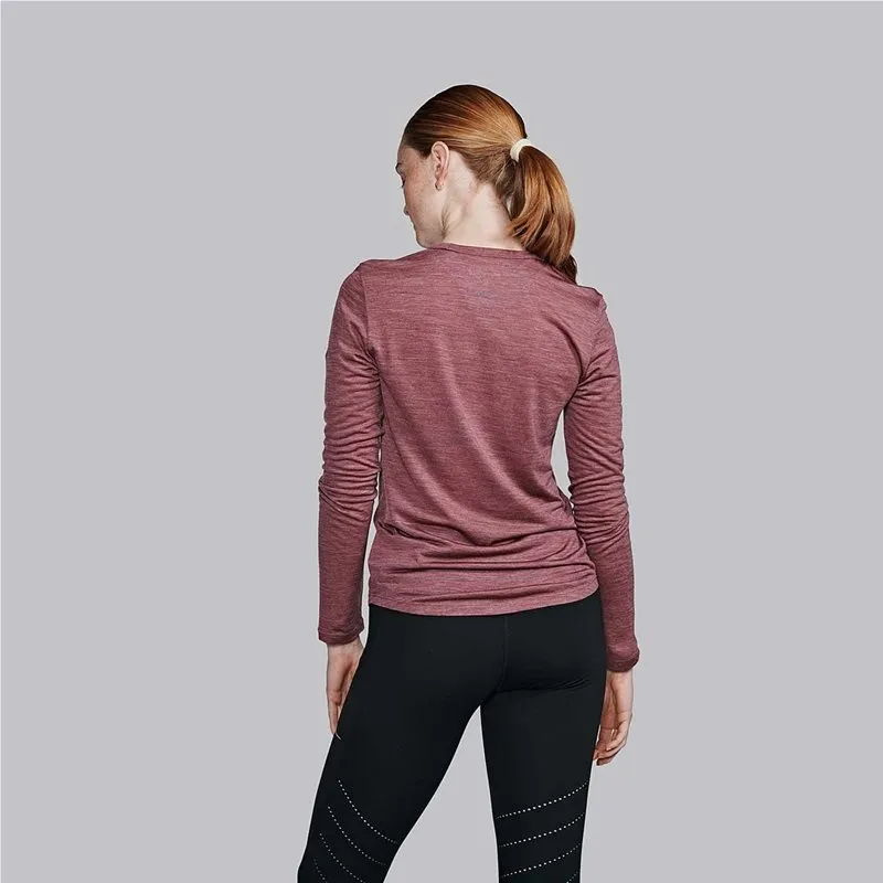 Bild 2 för Saucony Peregrine Merino Long Sleeve Women Terra Heather Terra Heather L
