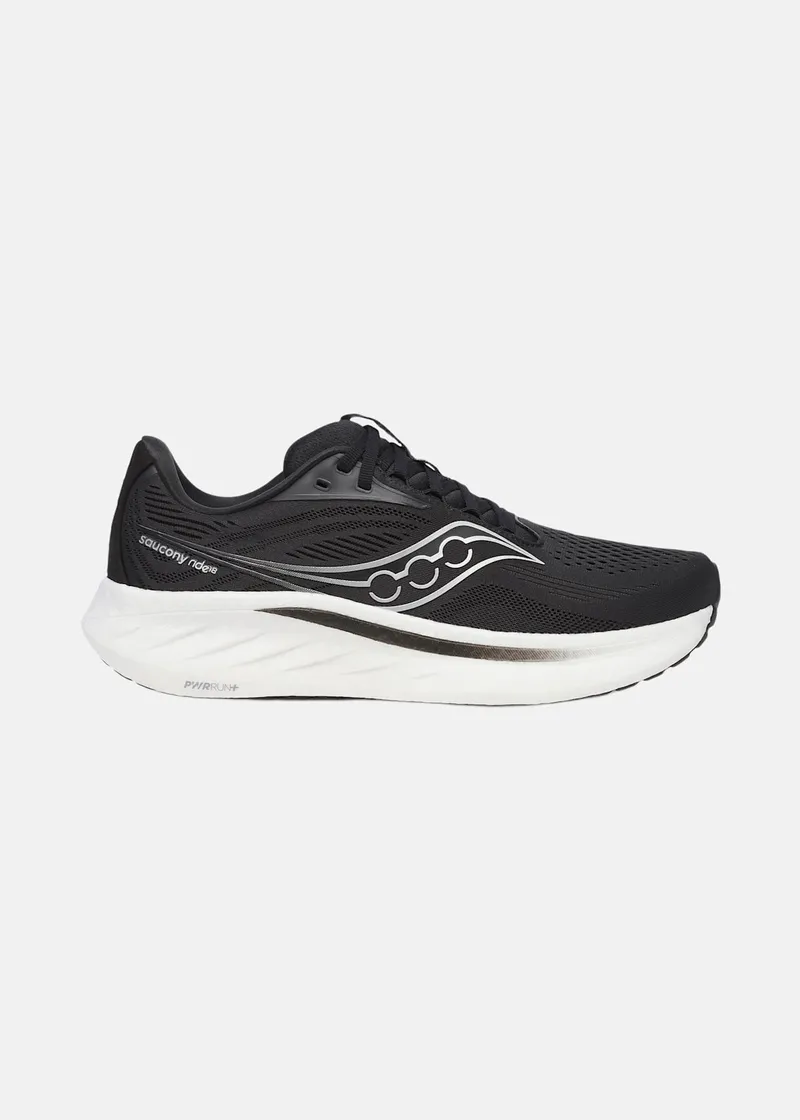 Bild 2 för Saucony Ride 18 Mens Black/White