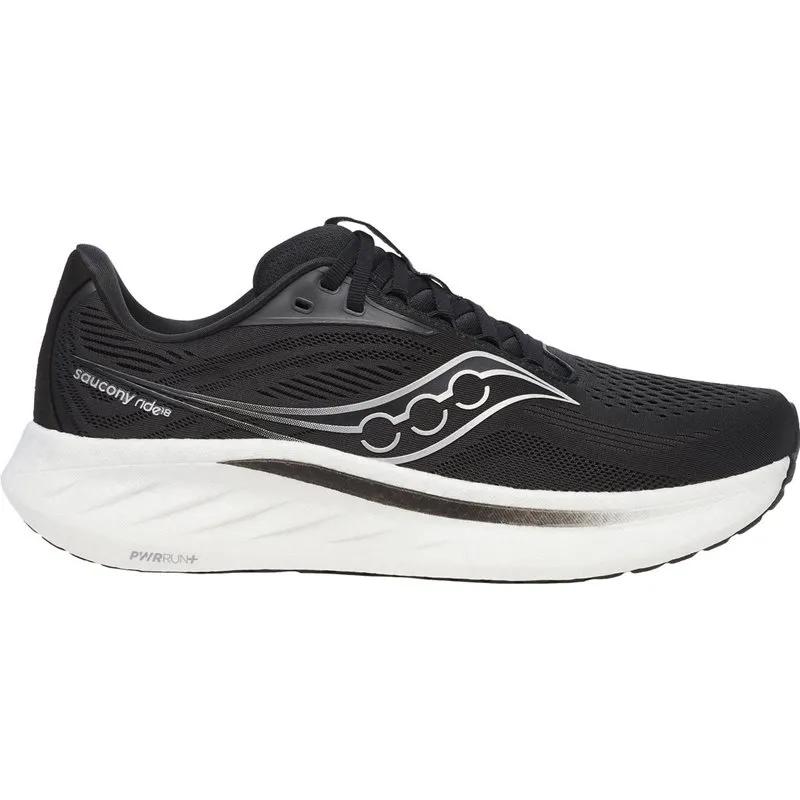 Bild 1 för Saucony Ride 18 Mens Black/White